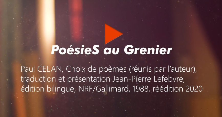 PoesieS au Grenier_Paul Celan